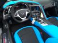  2017 Chevrolet Corvette Tension Blue Two-Tone Interior #23