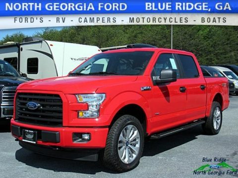 Race Red Ford F150 XL SuperCrew 4x4.  Click to enlarge.