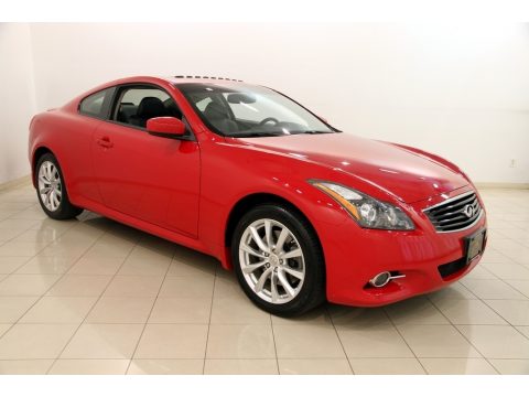 Vibrant Red Infiniti G 37 x AWD Coupe.  Click to enlarge.