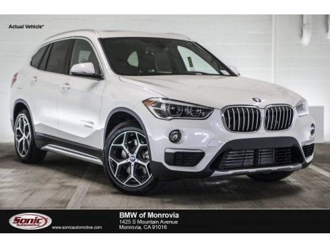 Mineral White Metallic BMW X1 sDrive28i.  Click to enlarge.