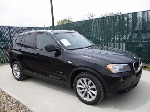 Jet Black BMW X3 xDrive 28i.  Click to enlarge.