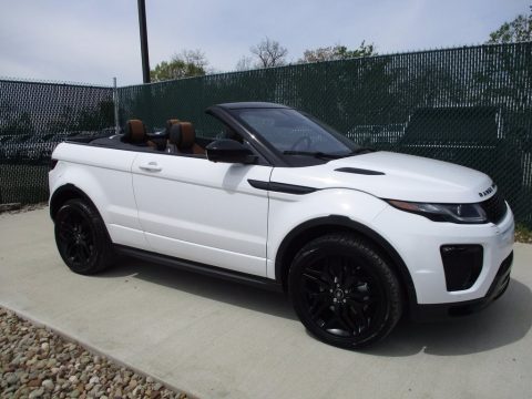 Fuji White Land Rover Range Rover Evoque Convertible HSE Dynamic.  Click to enlarge.