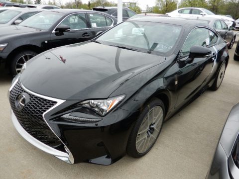Obsidian Lexus RC 300 F Sport AWD.  Click to enlarge.