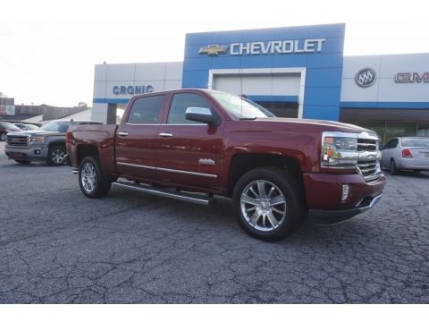 Siren Red Tintcoat Chevrolet Silverado 1500 High Country Crew Cab 4x4.  Click to enlarge.