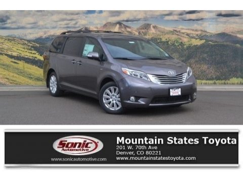 Predawn Gray Mica Toyota Sienna Limited AWD.  Click to enlarge.