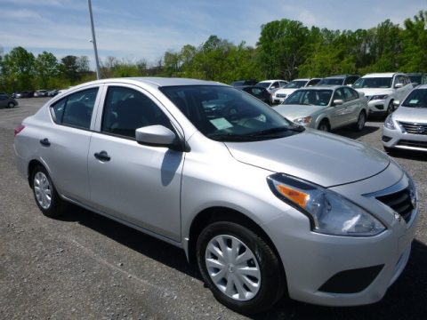Brilliant Silver Nissan Versa S.  Click to enlarge.