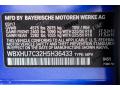 BMW Color Code B45 Estoril Blue Metallic #11