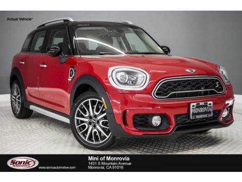 Chili Red Mini Countryman Cooper S.  Click to enlarge.