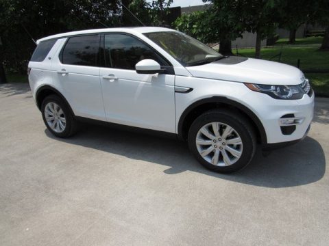 Fuji White Land Rover Discovery Sport HSE Luxury.  Click to enlarge.
