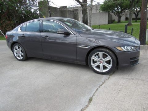 Tempest Gray Jaguar XE 25t Premium.  Click to enlarge.