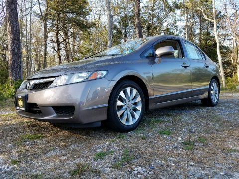 Urban Titanium Metallic Honda Civic EX-L Sedan.  Click to enlarge.