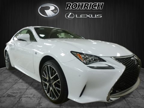 Ultra White Lexus RC 350 AWD.  Click to enlarge.