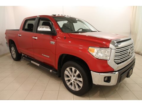 Barcelona Red Metallic Toyota Tundra Limited CrewMax 4x4.  Click to enlarge.