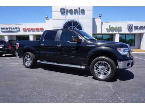 Tuxedo Black Ford F150 XLT SuperCrew.  Click to enlarge.