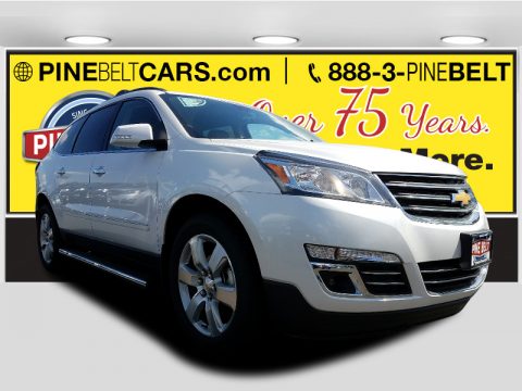 Iridescent Pearl Tricoat Chevrolet Traverse Premier AWD.  Click to enlarge.