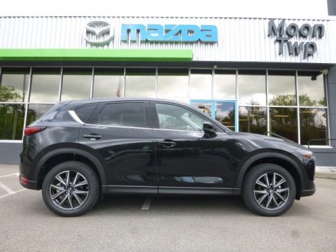 Jet Black Mica Mazda CX-5 Grand Touring AWD.  Click to enlarge.
