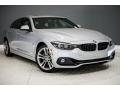 Front 3/4 View of 2018 BMW 4 Series 430i Gran Coupe #12