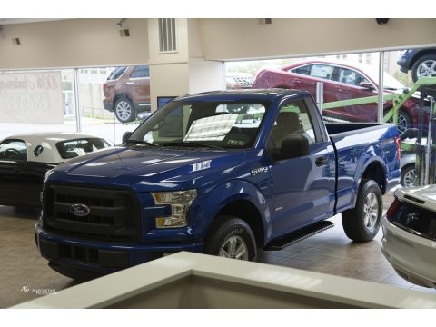 Lightning Blue Ford F150 XLT Regular Cab 4x4.  Click to enlarge.