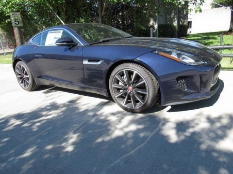 Dark Sapphire Jaguar F-TYPE Premium Coupe.  Click to enlarge.