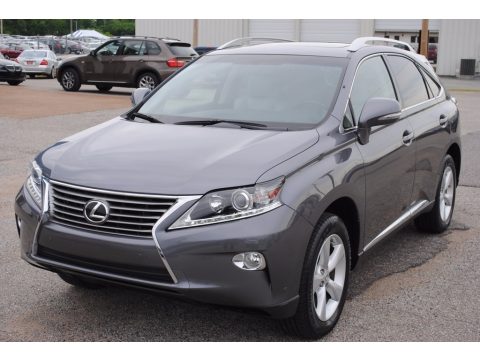 Nebula Gray Pearl Lexus RX 350 AWD.  Click to enlarge.
