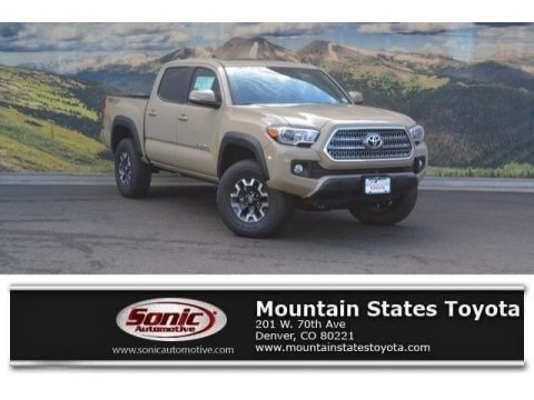 Quicksand Toyota Tacoma TRD Off Road Double Cab 4x4.  Click to enlarge.