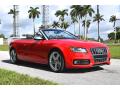Front 3/4 View of 2012 Audi S5 3.0 TFSI quattro Cabriolet #1