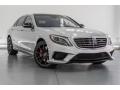 Front 3/4 View of 2017 Mercedes-Benz S 63 AMG 4Matic Sedan #16