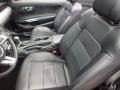 Front Seat of 2017 Ford Mustang EcoBoost Premium Convertible #16