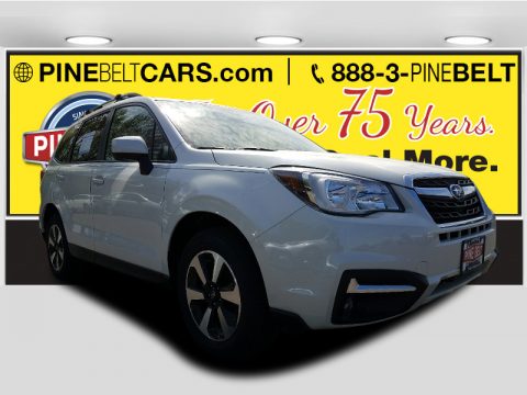 Crystal White Pearl Subaru Forester 2.5i Premium.  Click to enlarge.