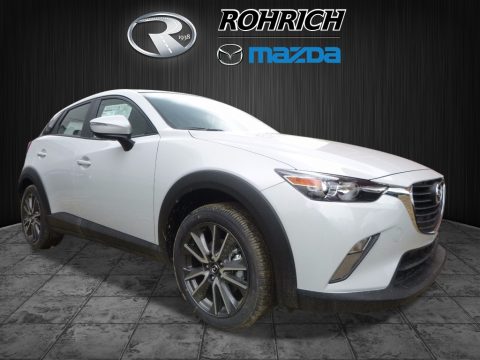 Crystal White Pearl Mica Mazda CX-3 Touring AWD.  Click to enlarge.