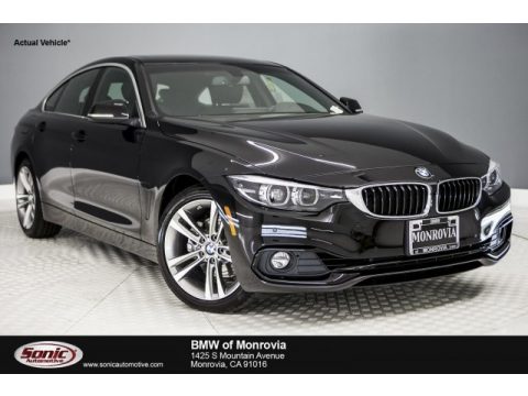 Jet Black BMW 4 Series 430i Gran Coupe.  Click to enlarge.