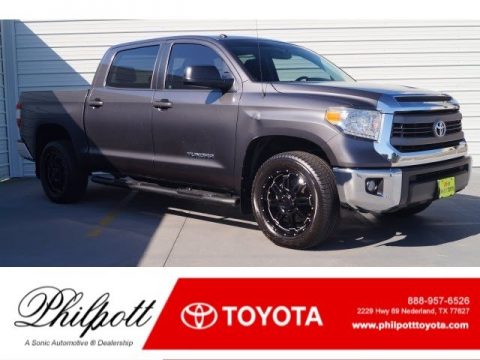 Magnetic Gray Metallic Toyota Tundra SR5 Crewmax.  Click to enlarge.