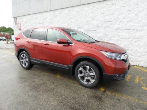 Molten Lava Pearl Honda CR-V EX AWD.  Click to enlarge.