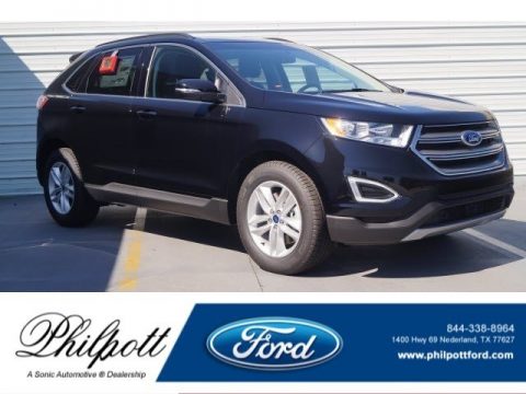 Shadow Black Ford Edge SEL AWD.  Click to enlarge.