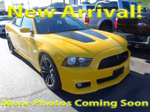 Stinger Yellow Dodge Charger SRT8 Super Bee.  Click to enlarge.