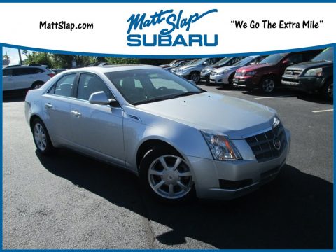 Radiant Silver Cadillac CTS 4 AWD Sedan.  Click to enlarge.