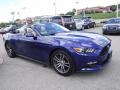 Front 3/4 View of 2016 Ford Mustang EcoBoost Premium Convertible #9