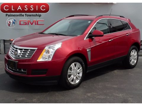 Crystal Red Tintcoat Cadillac SRX FWD.  Click to enlarge.
