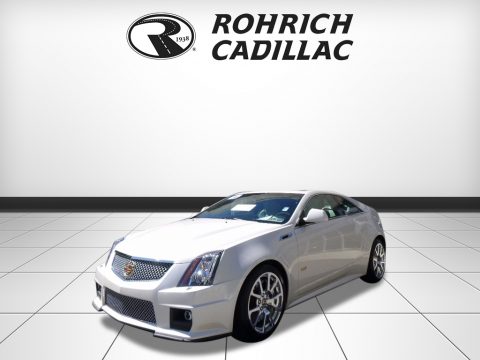 White Diamond Tricoat Cadillac CTS -V Coupe.  Click to enlarge.