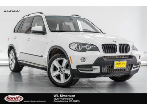Alpine White BMW X5 3.0si.  Click to enlarge.