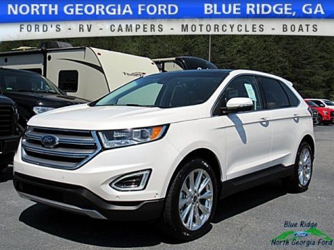 White Platinum Metallic Ford Edge Titanium AWD. Click to enlarge. White Platinum Metallic Ford Edge Titanium AWD. Click to enlarge.