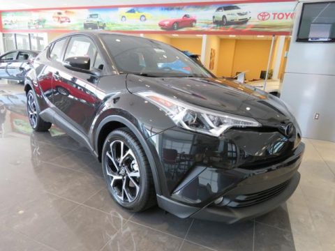 Black Sand Pearl Toyota C-HR XLE.  Click to enlarge.