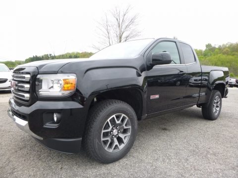 Onyx Black GMC Canyon SLE Extended Cab 4x4 All-Terrain.  Click to enlarge.