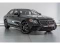 Front 3/4 View of 2017 Mercedes-Benz E 43 AMG 4Matic Sedan #12