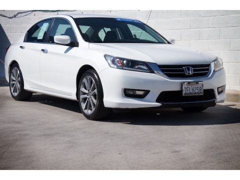 White Orchid Pearl Honda Accord Sport Sedan.  Click to enlarge.