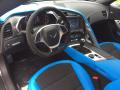  2017 Chevrolet Corvette Tension Blue Two-Tone Interior #10