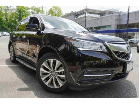 Crystal Black Pearl Acura MDX SH-AWD Technology.  Click to enlarge.