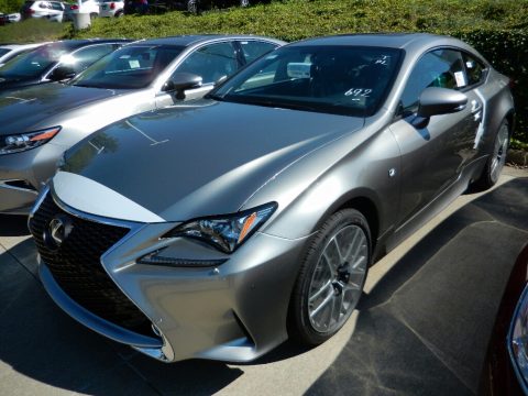 Atomic Silver Lexus RC 300 F Sport AWD.  Click to enlarge.