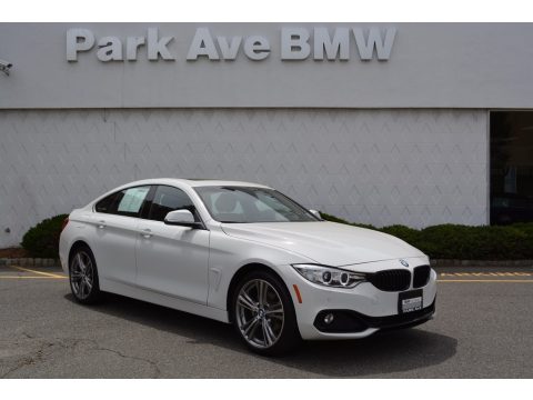 Alpine White BMW 4 Series 430i xDrive Gran Coupe.  Click to enlarge.