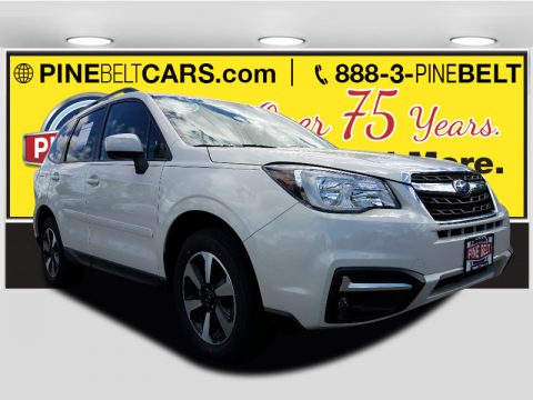 Crystal White Pearl Subaru Forester 2.5i Premium.  Click to enlarge.